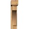 Ekena Millwork Westlake Block Rough Sawn Bracket w/ Offset Brace, Western Red Cedar, 6"W x 26"D x 26"H BKT0604X26X26WTL05RWR - alternate 2